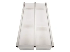 SOTECH Cuisio Besteckeinsatz 300 mm Höhe 55 mm Transluzent Weiß