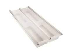 SOTECH Cuisio Besteckeinsatz 300 mm Höhe 55 mm Transluzent Weiß