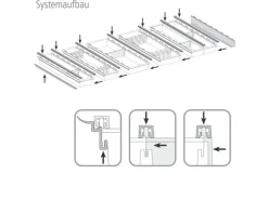 SOTECH Cuisio Besteckeinsatz 300 mm Höhe 55 mm Transluzent Graphitgrau