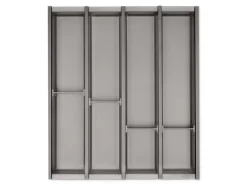 SOTECH Cuisio Besteckeinsatz Höhe 55 mm Transluzent Graphitgrau Für Blum Legrabox 473 mm mit Korpusbreite 500 mm