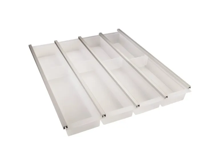 SOTECH Cuisio Besteckeinsatz 500 mm Höhe 55 mm Transluzent Weiß