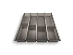 SOTECH Cuisio Besteckeinsatz 500 mm Höhe 55 mm Transluzent Graphitgrau