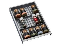 SOTECH Gewürzgläsereinsatz SEPARADO Silbergrau 300 x 474 x 51 mm Ab 40er Korpusbreite