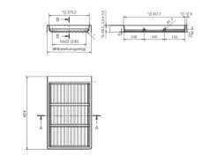 SOTECH Gewürzgläsereinsatz SEPARADO Silbergrau 300 x 474 x 51 mm Ab 40er Korpusbreite