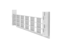 SOTECH Lüftungsgitter für Sockel 396 x 83 mm Weiß