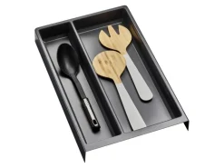 SOTECH Mehrzweckeinsatz SEPARADO Individual Schiefergrau Genarbt 300x474x51 mm Schubladeneinsatz Ab 40cm Schrankbreite