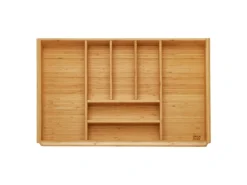 SOTECH ORGA-BOX 3 Bambus Besteckeinsatz Für 80er Schublade 473x697x56 mm mit 7 Fächer Für Nobilia Küchen Ab August 2012