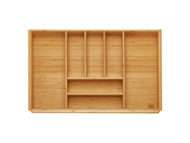 SOTECH ORGA-BOX 3 Bambus Besteckeinsatz Für 80er Schublade 473x697x56 mm mit 7 Fächer Für Nobilia Küchen Ab August 2012