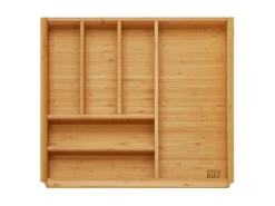 SOTECH ORGA-BOX 3 Bambus Besteckeinsatz Für 60er Schublade 473x497x56 mm mit 6 Fächer Für Nobilia Küchen Ab August 2012