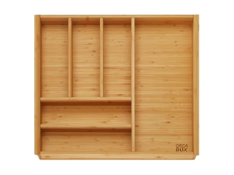 SOTECH ORGA-BOX 3 Bambus Besteckeinsatz Für 60er Schublade 473x497x56 mm mit 6 Fächer Für Nobilia Küchen Ab August 2012