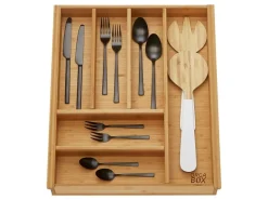 SOTECH ORGA-BOX 3 Bambus Besteckeinsatz Für 50er Schublade 473x397x56 mm mit 6 Fächer Für Nobilia Küchen Ab August 2012