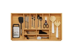 SOTECH ORGA-BOX 3 Bambus Besteckeinsatz Für 90er Schublade 473x797x56 mm mit 10 Fächer Für Nobilia Küchen Ab August 2012