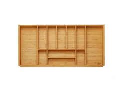 SOTECH ORGA-BOX 3 Bambus Besteckeinsatz Für 100er Schublade 473x897x56 mm 11 Fächer Für Nobilia Küchen Ab August 2012