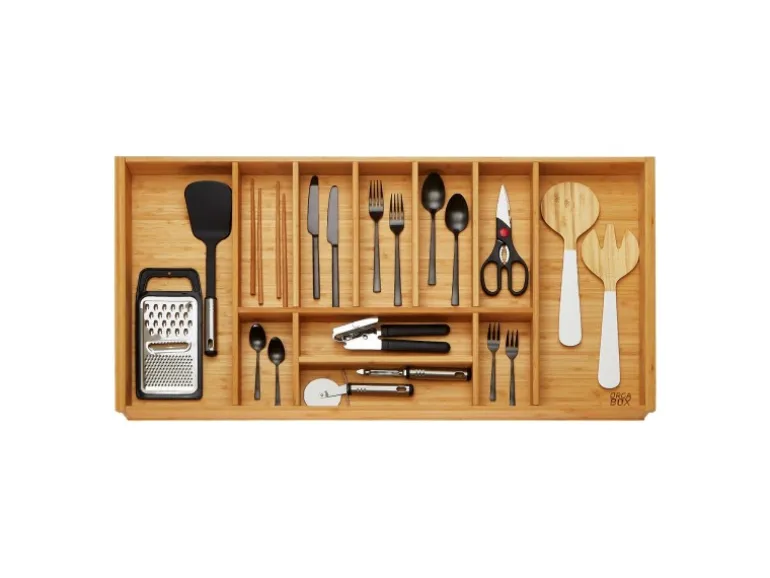 SOTECH ORGA-BOX 3 Bambus Besteckeinsatz Für 100er Schublade 473x897x56 mm 11 Fächer Für Nobilia Küchen Ab August 2012