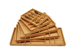 SOTECH Orga-Box-1 Bambus Besteckeinsatz 7 Fächer Für Blum Tandembox Antaro Schubladen 719x473x56 mm im 80er Schrank