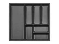 SOTECH ORGA-BOX-3 Besteckeinsätze Tiefe 473 mm Höhe 50,5 mm Anthrazit Schubladeneinsätze Breite 491 mm