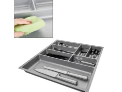 SOTECH ORGA-BOX-3 Besteckeinsätze Tiefe 473 mm Höhe 50,5 mm Silbergrau Schubladeneinsätze Breite 491 mm