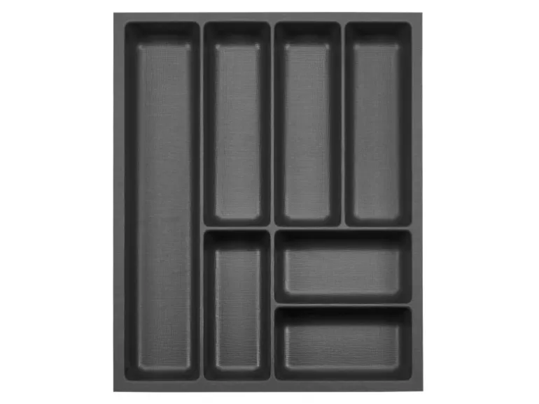SOTECH ORGA-BOX-3 Besteckeinsätze Tiefe 473 mm Höhe 50,5 mm Anthrazit Schubladeneinsätze Breite 391 mm