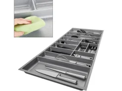 SOTECH ORGA-BOX-3 Besteckeinsätze Tiefe 473 mm Höhe 50,5 mm Silbergrau Schubladeneinsätze Breite 1091 mm