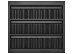 SOTECH ORGA-BOX Gewürzgläsereinsatz Gewürzdoseneinsatz 513 x 28 x 473 mm Lavagrau Für Blum 60er Korpusbreite