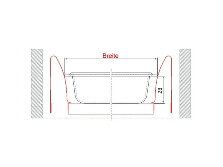 SOTECH ORGA-BOX Gewürzgläsereinsatz 499 x 462 x 28 mm Silbergrau Gewürzdoseneinsatz Für 60er Korpusbreite