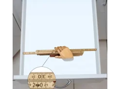 SOTECH ORGA-BOX Gewürzgläsereinsatz 513 x 473 x 28 mm Silbergrau Gewürzdoseneinsatz Für 60er Korpusbreite