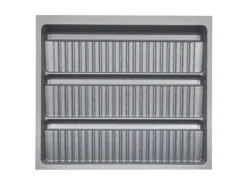 SOTECH ORGA-BOX-2 Gewürzgläsereinsatz Tiefe 462mm Höhe 50,5mm Für Nobilia Küchen Canvas Struktur Silbergrau Breite 509mm