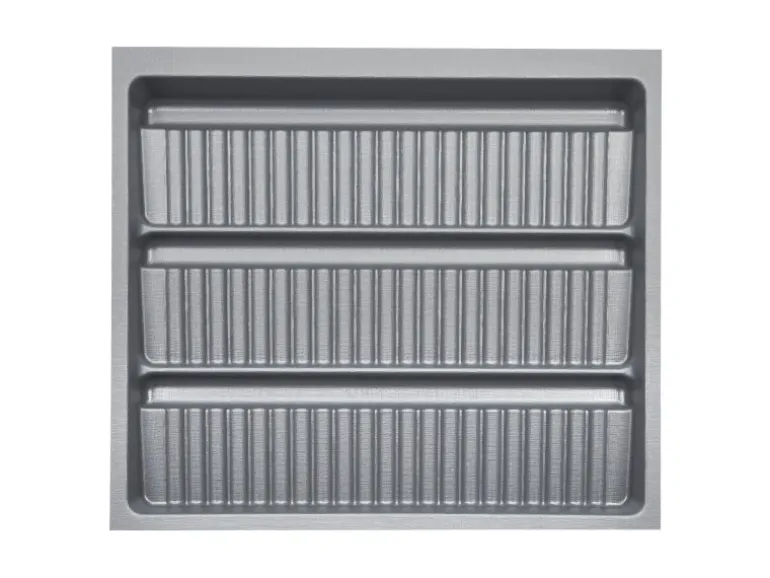 SOTECH ORGA-BOX-2 Gewürzgläsereinsatz Tiefe 462mm Höhe 50,5mm Für Nobilia Küchen Canvas Struktur Silbergrau Breite 509mm