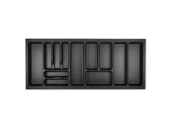 SOTECH Orga-Box I Besteckeinsatz Höhe 55 mm Lavagrau 1200 mm Für Blum Tandembox und ModernBox