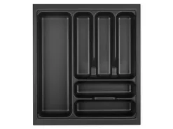 SOTECH Orga-Box I Besteckeinsatz Lavagrau 500 mm Höhe 55 mm Für Blum Tandembox und ModernBox