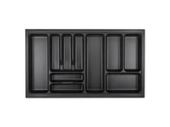 SOTECH Orga-Box I Besteckeinsatz Lavagrau 900 mm Höhe 55 mm Für Blum Tandembox und ModernBox