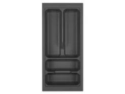 SOTECH Orga-Box I Besteckeinsatz Höhe 55 mm Oriongrau 300 mm Antirutschbeschichtung Für Blum Tandembox und ModernBox