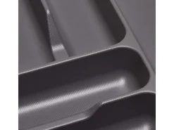 SOTECH Orga-Box I Besteckeinsatz Höhe 55 mm Oriongrau 900 mm Antirutschbeschichtung Für Blum Tandembox und ModernBox