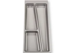 SOTECH ORGA-BOX II Besteckeinsatz 300 mm Höhe 45 mm Silbergrau Für Nobilia Schubladen