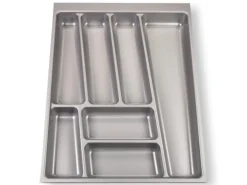 SOTECH ORGA-BOX II Besteckeinsatz 450 mm Höhe 45 mm Silbergrau Für Nobilia Schubladen