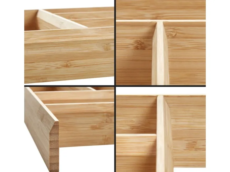 SOTECH Orga-Box Individual Besteckeinsatz Bambus 473 x 273 x 50 mm Geölt