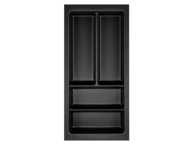 SOTECH Orga-Box Junker Slim Besteckeinsatz Höhe 52 mm Für Korpusbreite 300 mm Lavagrau Für JUNKER SLIM Schubladensystem