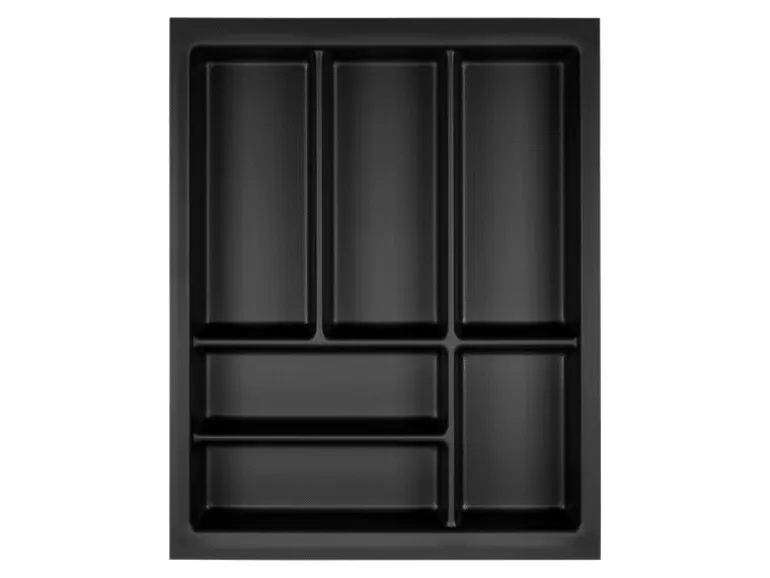 SOTECH Orga-Box Junker Slim Besteckeinsatz Höhe 52 mm Für Korpusbreite 450 mm Lavagrau Für JUNKER SLIM Schubladensystem