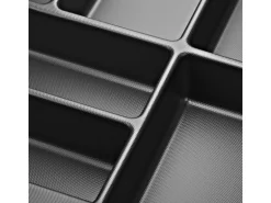 SOTECH Orga-Box Junker Slim Besteckeinsatz Höhe 52 mm Für Korpusbreite 400 mm Lavagrau Für JUNKER SLIM Schubladensystem