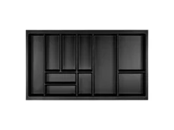 SOTECH Orga-Box Junker Slim Besteckeinsatz Höhe 52 mm Für Korpusbreite 900 mm Lavagrau Für JUNKER SLIM Schubladensystem