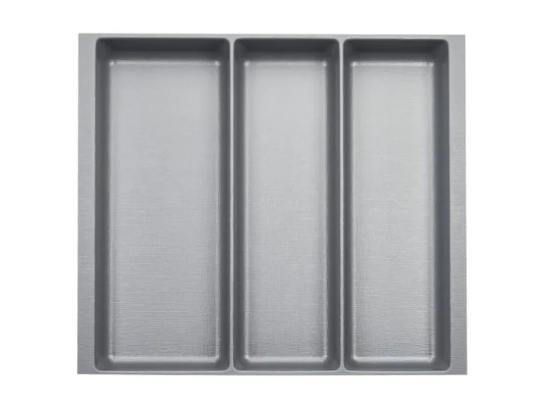 SOTECH ORGA-BOX-3 Multifunktionseinsatz Tiefe 473 mm Höhe 50,5 mm Silbergrau Schubladeneinsätze Breite 491 mm