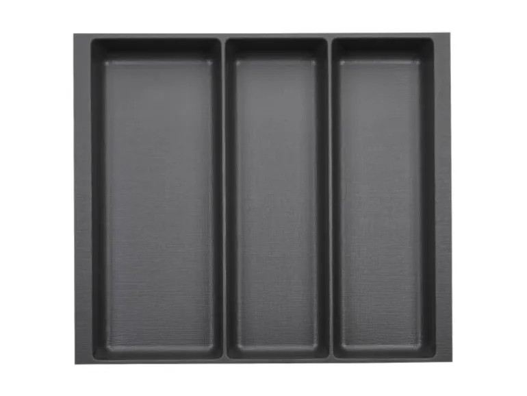 SOTECH ORGA-BOX-2 Multifunktionseinsatz Tiefe 462mm Höhe 50,5mm Für Nobilia Küche Canvas Struktur Anthrazit Breite 509mm