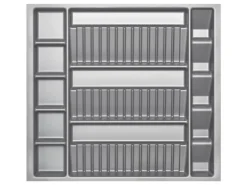 SOTECH ORGA-BOX Multi-Gewürzgläsereinsatz Gewürzdoseneinsatz 515 x 40 x 473 mm Silbergrau Für Blum 60er Korpusbreite