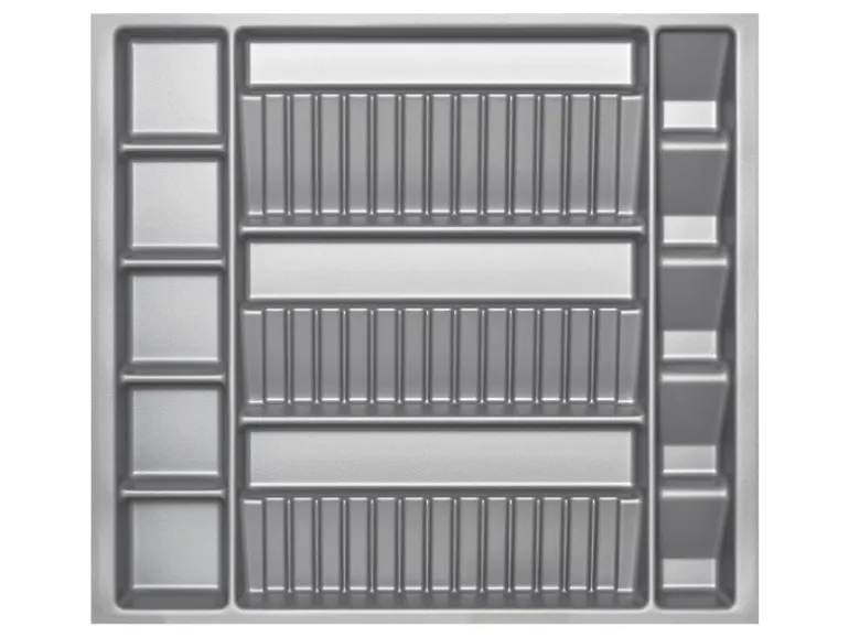 SOTECH ORGA-BOX Multi-Gewürzgläsereinsatz Gewürzdoseneinsatz 515 x 40 x 473 mm Silbergrau Für Blum 60er Korpusbreite