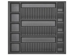 SOTECH ORGA-BOX Multi-Gewürzgläsereinsatz Gewürzdoseneinsatz 515 x 40 x 473 mm Oriongrau Für Blum 60er Korpusbreite