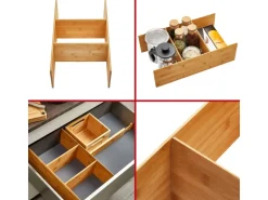 SOTECH ORGA-BOX Schubladen-Einsatz Bambus Geölt 473x273x145 mm Auszugseinsatz