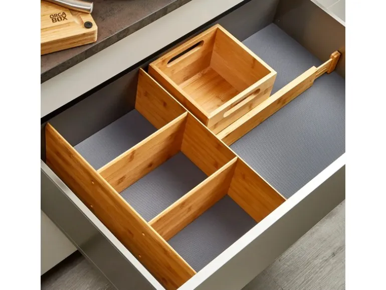 SOTECH ORGA-BOX Schubladen-Einsatz Bambus Geölt 473x273x145 mm Auszugseinsatz