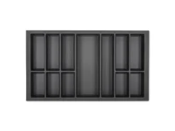 SOTECH Orga-Box VII Besteckeinsatz Basaltgrau 900 mm Höhe 50,5 mm mit Softtouch Oberfläche