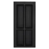 SOTECH Orga-Box VII Besteckeinsatz Schwarz 300 mm Höhe 50,5 mm mit Softtouch Oberfläche