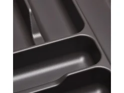 SOTECH Orga-Box VIII Besteckeinsatz 811 x 480 x 55 mm Lavagrau mit Perlstruktur Für 90er Schränke in Häcker Küchen